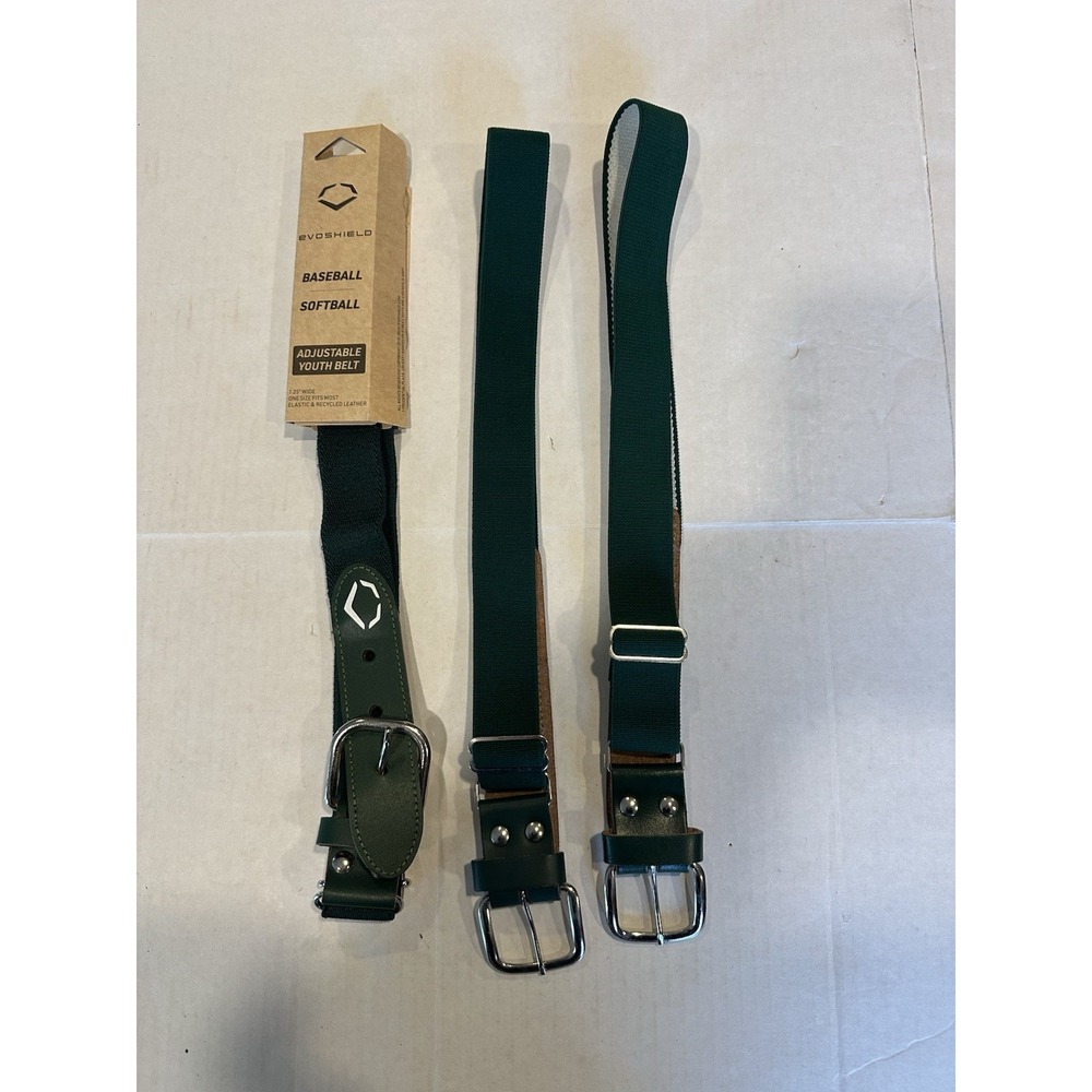 Baseball Softball Belts Green Youth Adjustable
